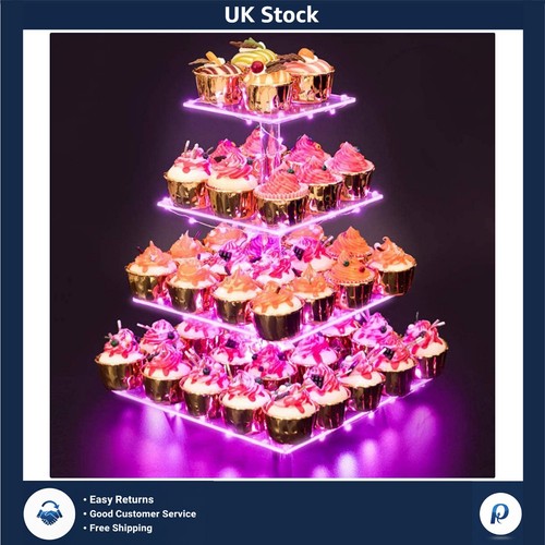 Elegant tier acrylic cupcake - acrylic,