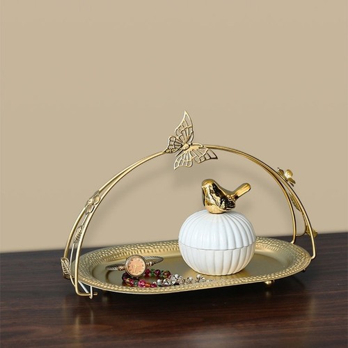 Metal two tier cake display - metal,