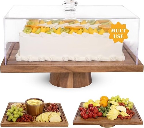 Cake stand with lid 1 - cake, 2-in-1