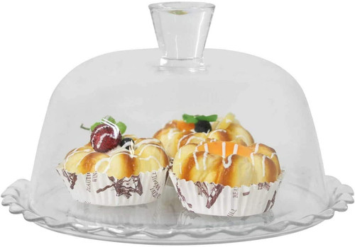 Glass cake stand - glass,