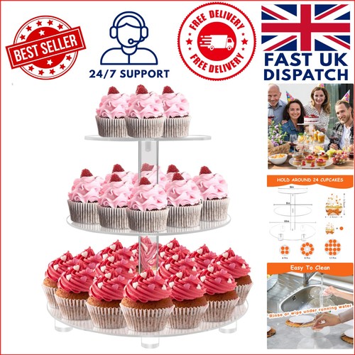 Clear acrylic cupcake stand - stand,