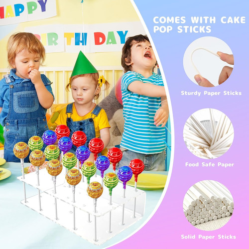 Cake pop holder stand acrylic - cake,