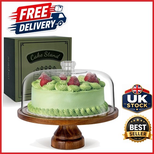 Cake stand with dome lid - stand,