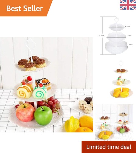Sturdy plastic tier cake - 3,