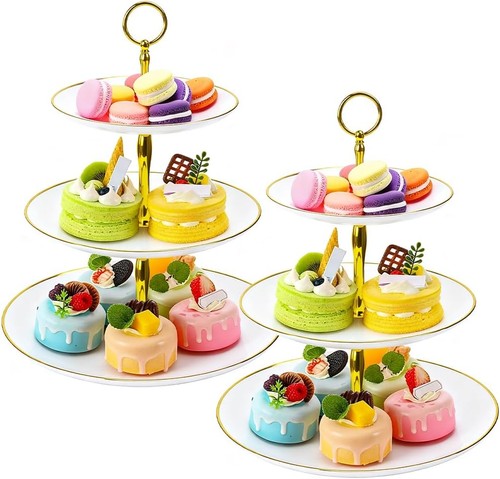 Tier cake stand plastic - tier,