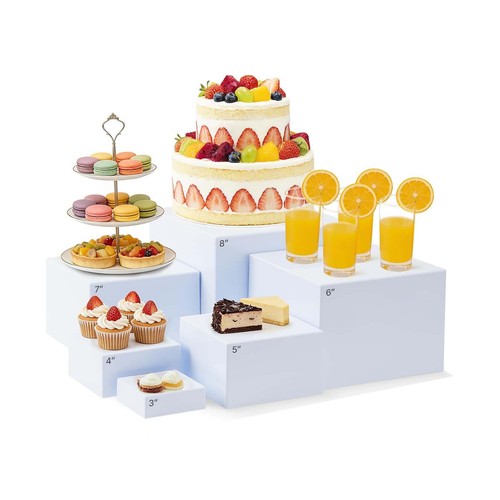 Acrylic buffet riser food - riser,
