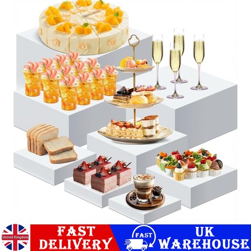 8pcs acrylic buffet riser food - 8pcs,