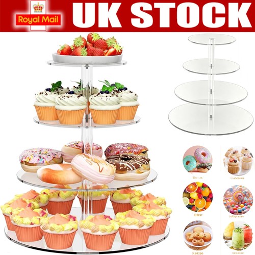 Tier clear round cupcake - round,