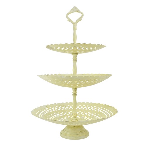 Cream finish tier - cream, 3