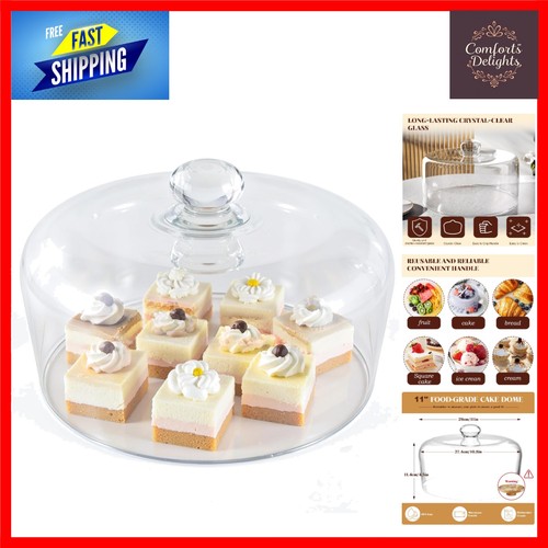Elegant clear glass - clear, cake