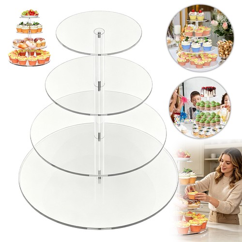 Tier acrylic cupcake stand - 4,