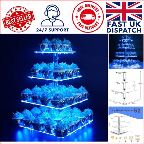 Elegant square tier cupcake - tier,