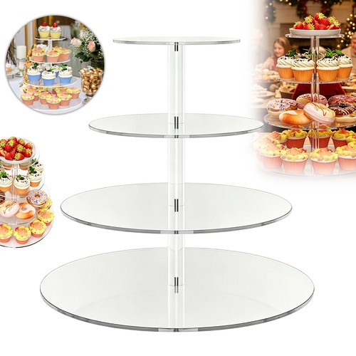 Acrylic tier cake stand - 4,