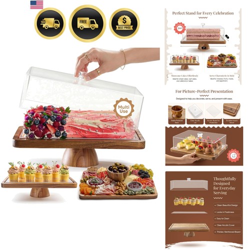 Cake stand with lid - stand, for