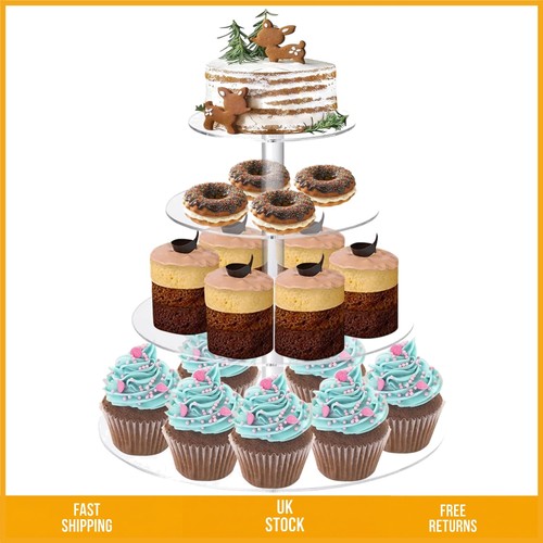 Elegant tier acrylic cupcake - elegant,
