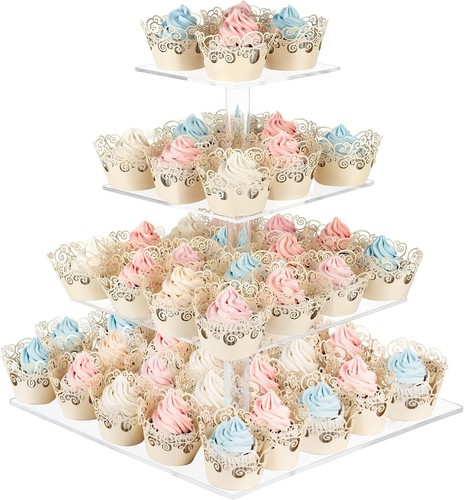 Cupcake stand with base - cupcake, 4-tier