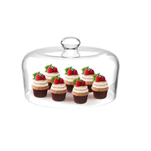 Inch glass dome cake - dome, cover